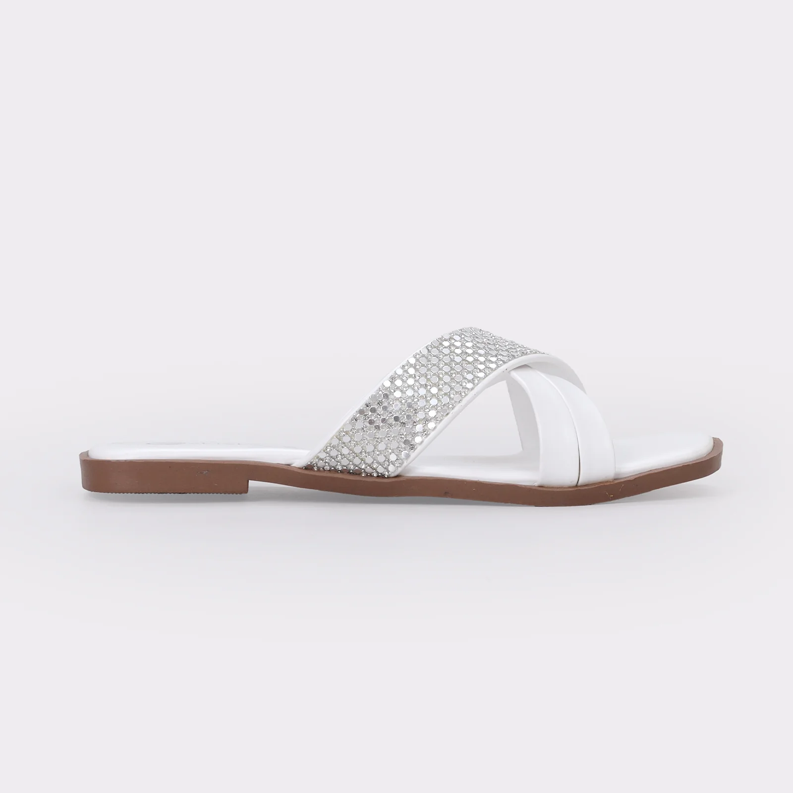 Women's Cross-Strapped Flats - Image 3