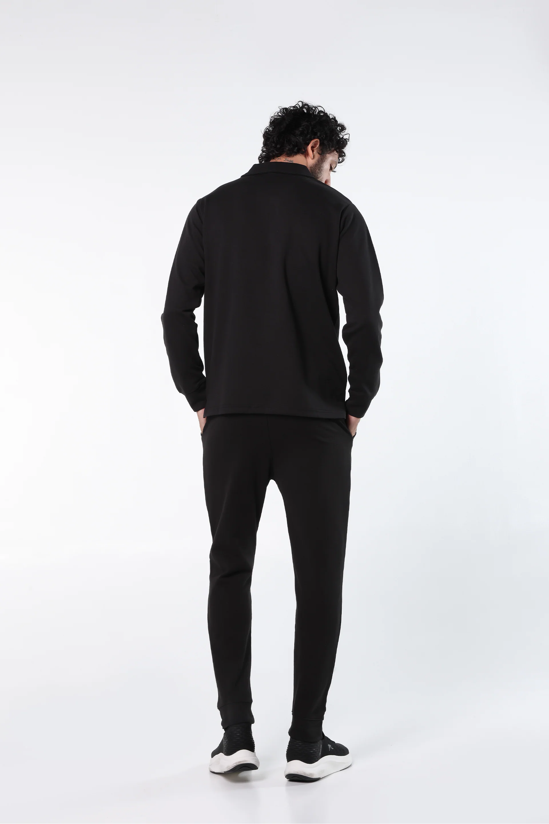 Athleisure Long Sleeve Polo - Image 2