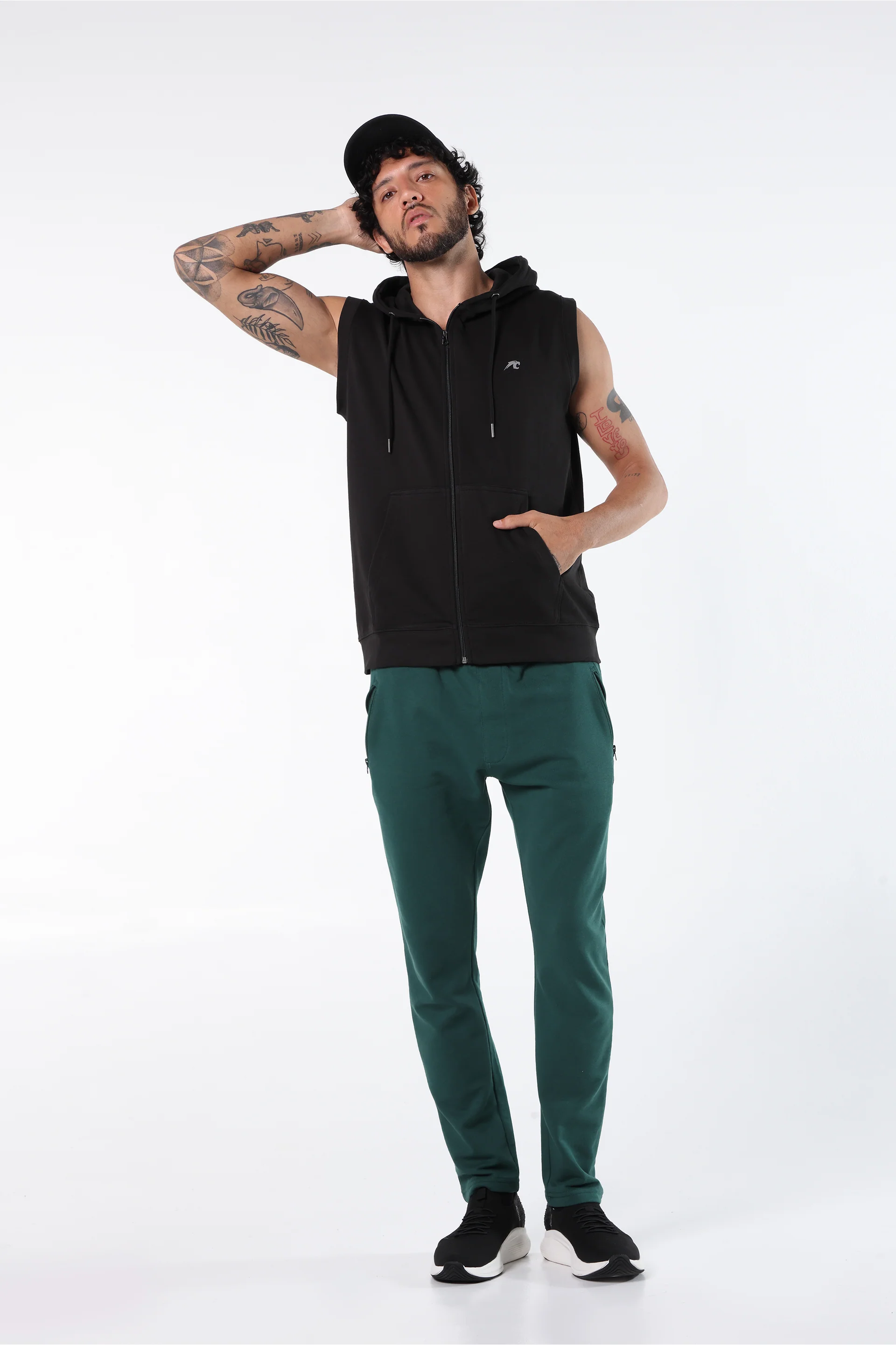 Athleisure Sleeveless Hoodie - Image 4